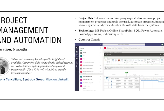 migrate ms project online, workflows and documents